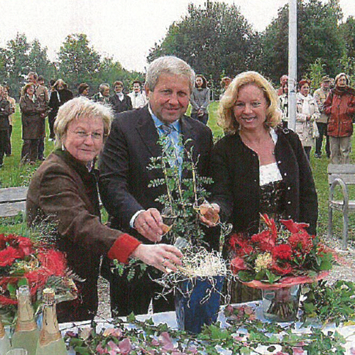 Feierliche Rosentaufe im Bürgerpark